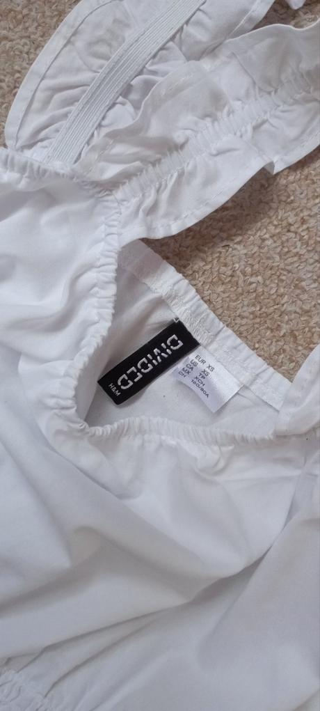 Crop top zn."h&m divided" vel."xs", h&m,xs