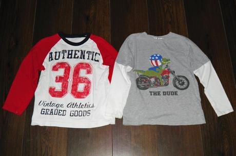 Klučičí rolák a trička s dl.rukávem - vel.122, matalan,122