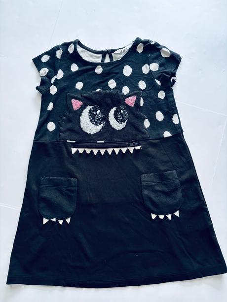 Ob/ šaty se strašidlem - v.110/116, h&m,110