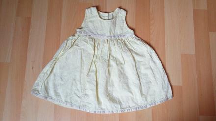 Letní šatičky - světle žluté, vel. 80, 80