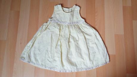 Letní šatičky - světle žluté, vel. 80, 80