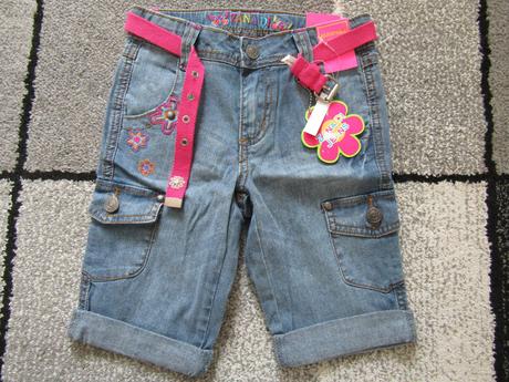 Riflové kraťasy pro holku vel.116 nové, 116