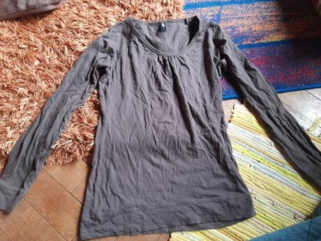 Triko šedé dlouhý rukáv m, m