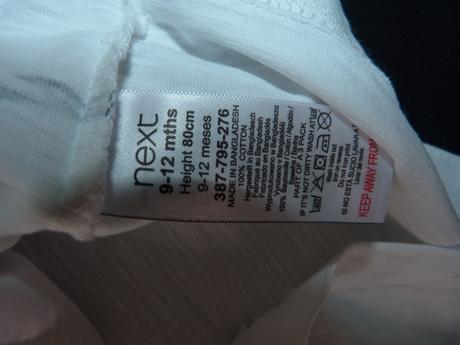 Bavlněné tričko vel.74, next,74