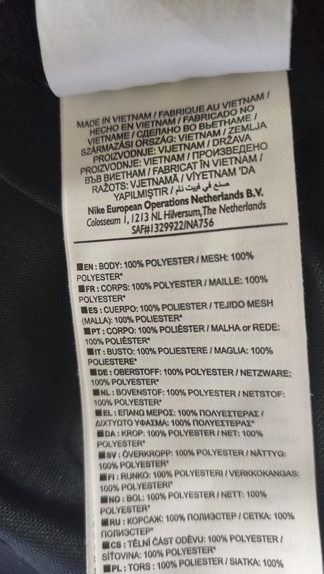 Triko sportovní nike, nike,158