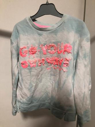 Batikovaná mikina s flitry, 110