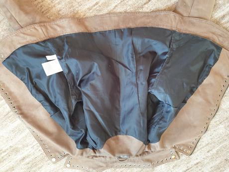 Kožená bunda, c&a,38