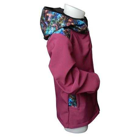 Softshellová bunda s fleecem, vesmír, 86 - 152