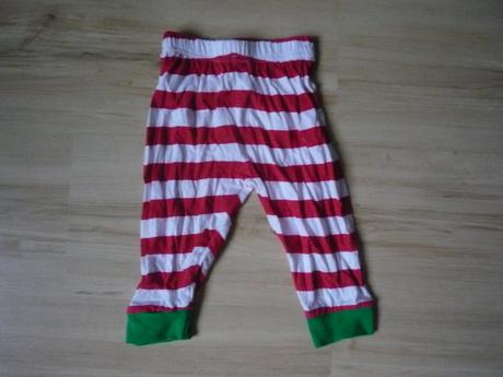 Pruhované bavlněné tepláky, 74