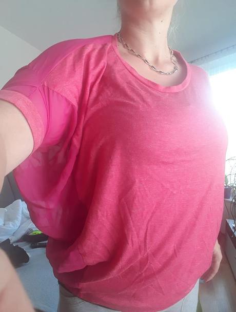 Topík/tunika s netopýřímy rukávy, l