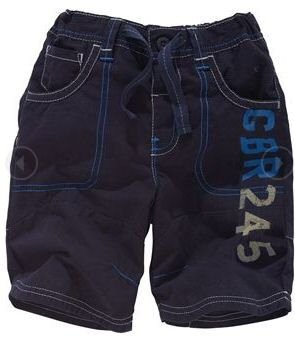 Tmavě modré kraťasy, kontrastní nápis, vel. 5-6 y, next,116