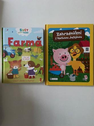 Dětské knížky - farma + zahradničení s ..., 