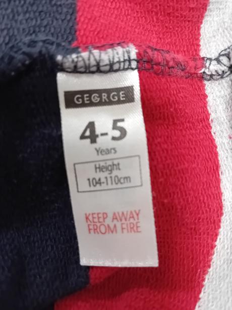 Tričko george, vel. 104/110, george,110