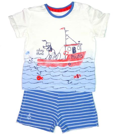 Bavlněný letní komplet, disney,74