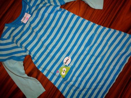 Krásné tyrkysové pruhované šaty, topomini,92