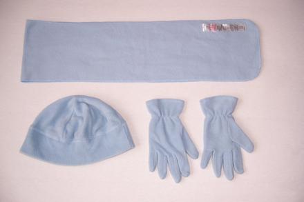 Souprava - čepice, rukavice, šála, 104