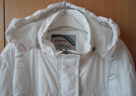 Bílá bunda bundička bílý kabát kabátek, m