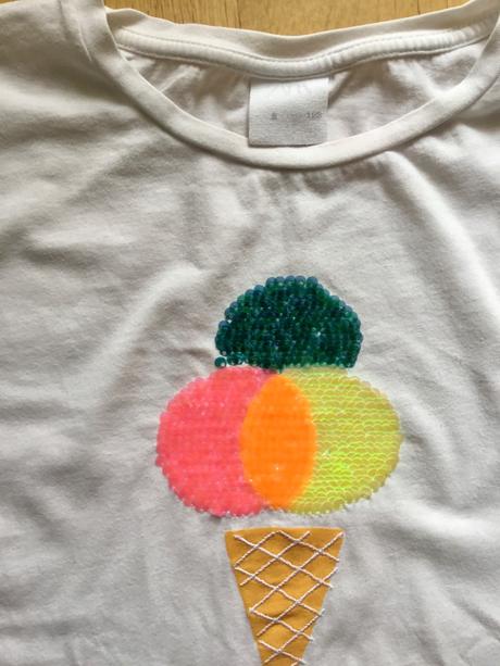 Tricko s flitry se zmrzlinou, zara,116
