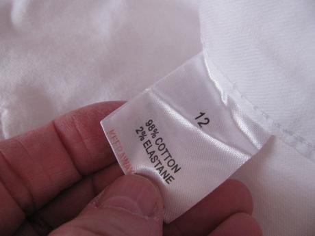 Bílé elastické džíny skiny, 38