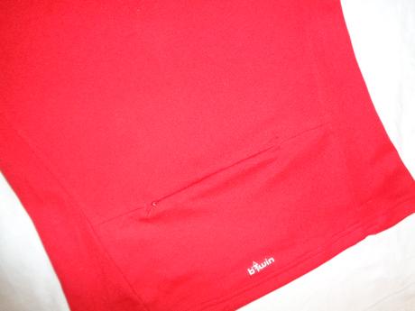 Super červené sportovní dresíkové tričko, 140