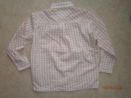 Chlapecká košile s dlouhým rukávem, vel. 122, 122