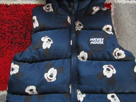 Zateplená vesta zn.disney baby mickey mouse vel.80, disney,80