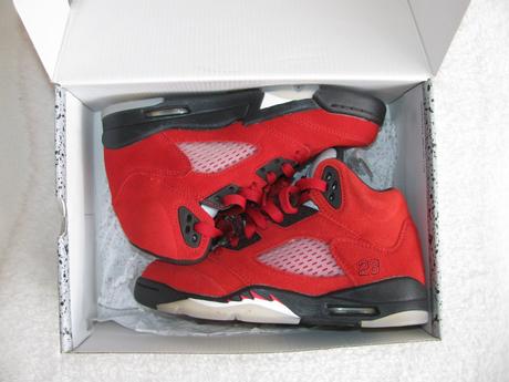 Tenisky nike air jordan 5 retro toro bravo raging, air jordan,36