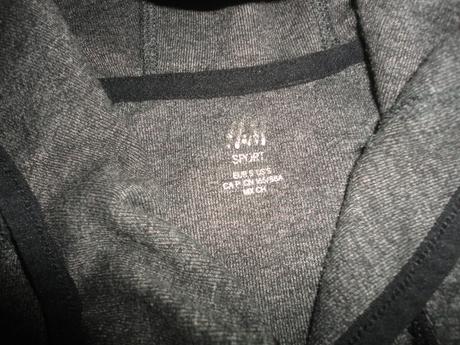 Supr bundo/mikina hm sport, vel. s (165), h&m,164