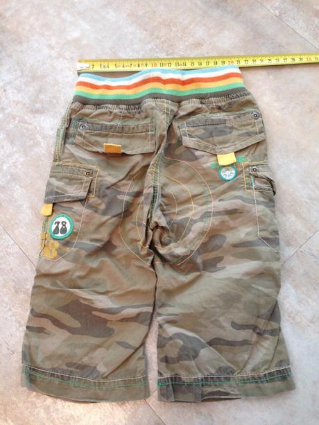 Maskáčový vzor kalhoty next 6-9měs, 9,5 kg unisex, next,74