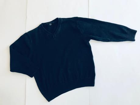 Svetr modrý slabší - v.3/4 roky, f&f,104