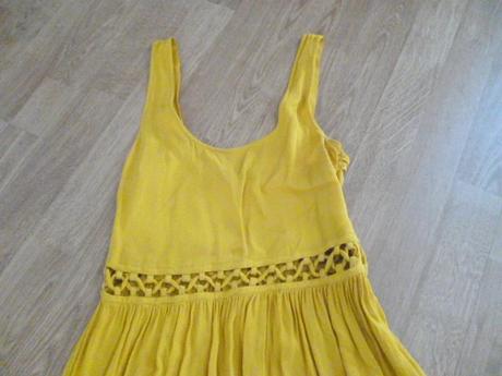 Hořčicové šaty vel. s pro maminy, topshop,s