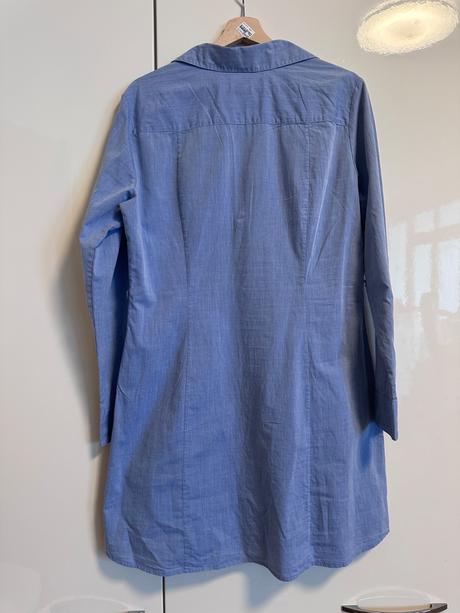 Bavlněná delší košile, h&m,46