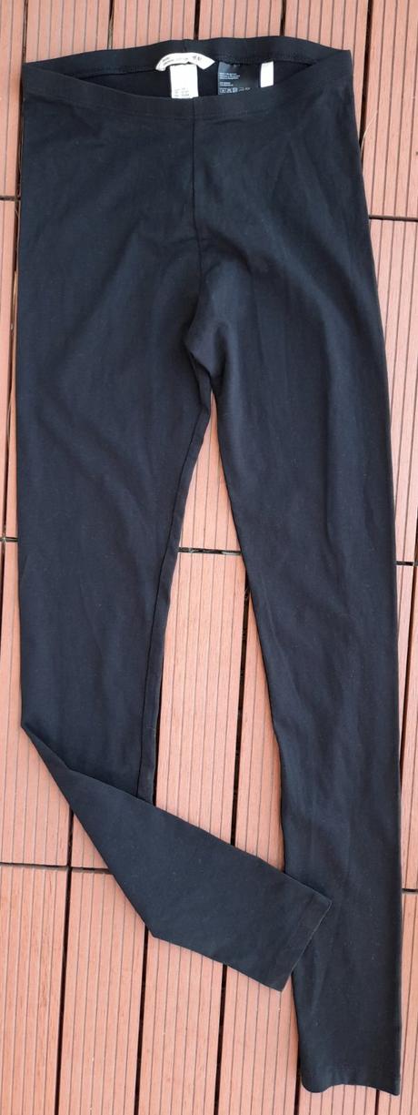 Cerné leginy hm 12-13 let, h&m,158