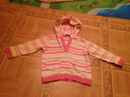 Dívčí mikina - mikinka proužky vel. 92 - 98, george,92