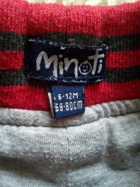 Zateplené kalhoty šustky zn.minoti,vel.68/80, minoti,68