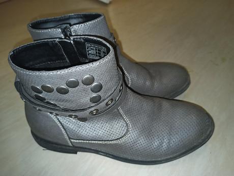 Šedé boty pepperts 35 + vložky do bot, pepperts,35