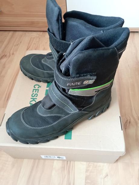 Kožené zimni boty fare vel.40, fare,40