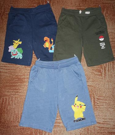 Set kraťasů pokemon c&a vel. 134, c&a,134