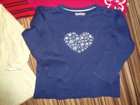 Patero krásných triček s dlouhým rukávem - 86, 86