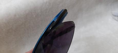 Pilot modré sportovní sluneční brýle, 