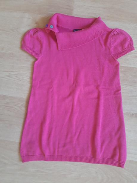 Tričko s knoflíky na límečku 116/122, lupilu,116