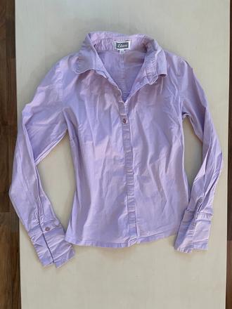 Fialková košile, vel m, spíše do s, měřte etam, s