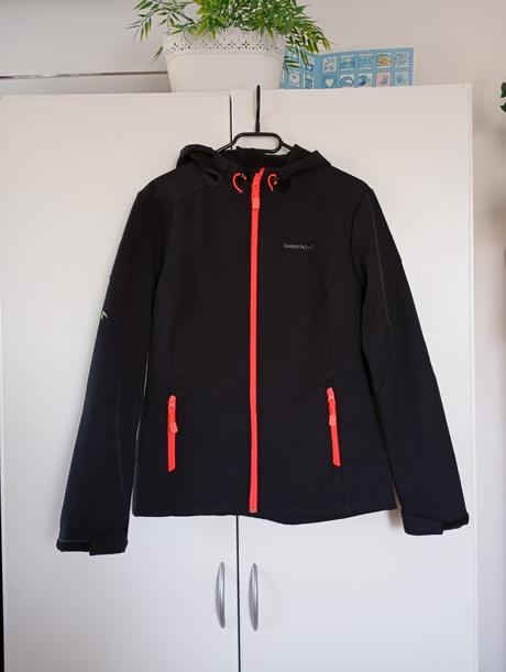 Softshellová dámská bunda - duhový reflex, 36