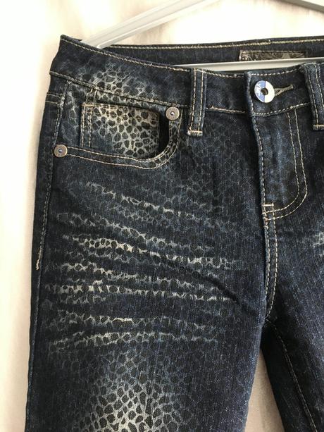 Vel. 158 modré bokové dívčí džíny, 158