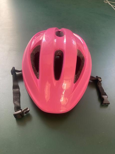 Dětská růžová cyklistická přilba, xs