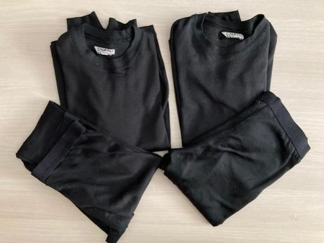 2x funkční tričko + spodní kalhoty/podvlíkačky, 128
