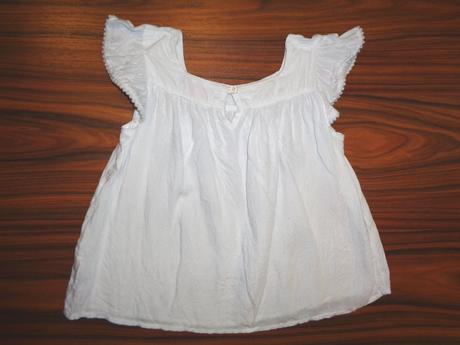 Krásná bílá vzdušná tunika, young dimension,116
