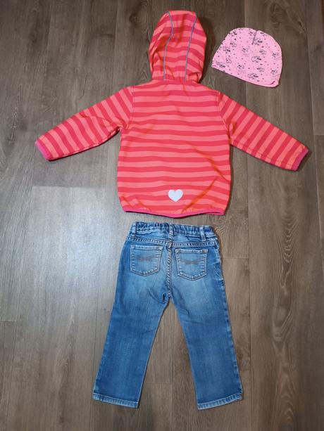 Softshellová bunda topomini,vel.92, džíny baby gap, 86–98