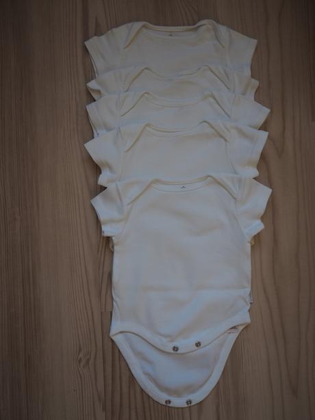 Sada 5 ks bílých body next - vel. 1 - 3 měsíce, next,56 / 62