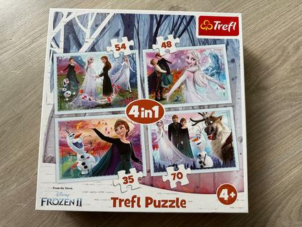 Puzzle ledové království 4v1, 
